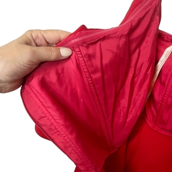 Shoshanna Midnight Poppy Strapless High-Low Gown Hem and Bust Ruffle Size 2 - Picture 7 of 11